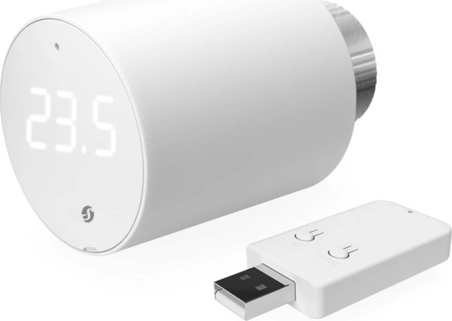 Termostat smart Shelly Plug & Play Starter Kit Heizen Easy, i bardhë