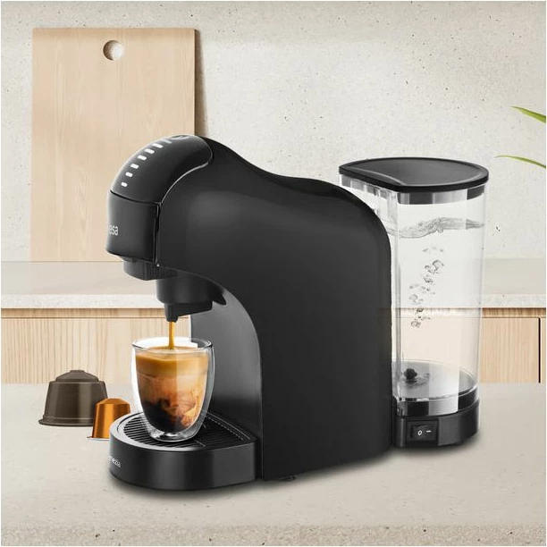 Makinë kafeje UFESA VENEZIA OPT-X 1400W, 15 bar, rezervuar 1L, touchscreen 7 nivele, multi-kapsula, e bardhë