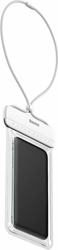 Mbështjellës universal Baseus Let's go Slip Cover Waterproof Bag për celular deri 7.2 inç, IPX8, Bardhë
