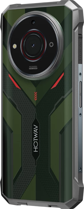 Celular HOTWAV T7S 4GB/128GB, Dual SIM, Android 13, 6.52\" HD+, 6280mAh, USB-C, Green, set 5 pjesë