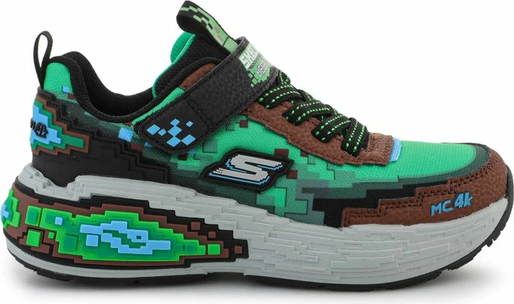 Atlete fëmijë Skechers, kafe/multikolor