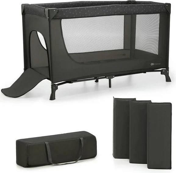 Krevat udhëtimi KinderKraft JOY LIGHT, gri