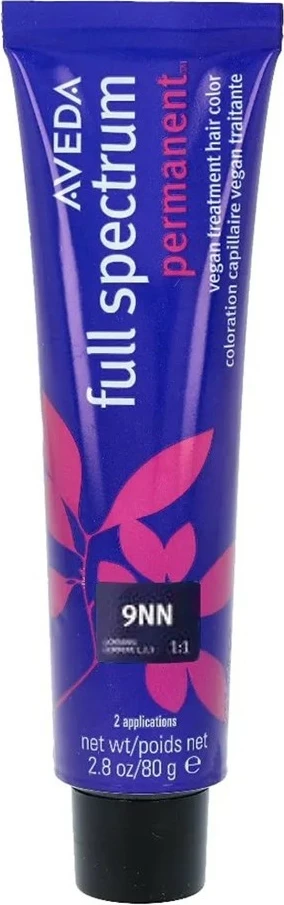Ngjyrë për flokë për femra Aveda Full Spectrum Permanent Hair Color 9NN, 80g