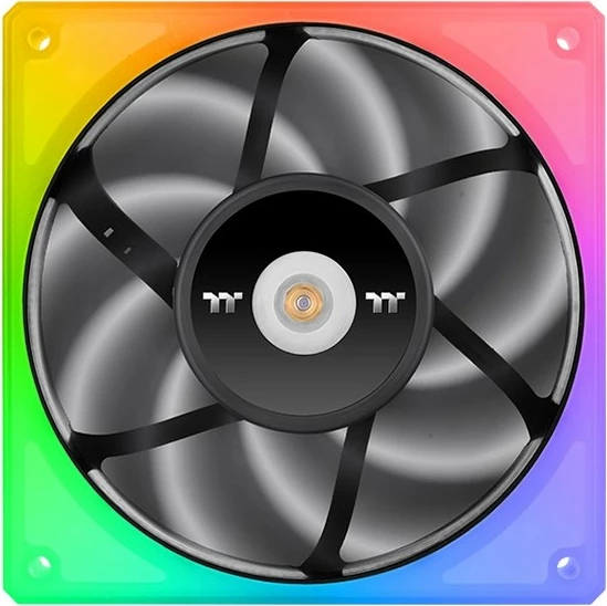 Ventilatorë kasë Thermaltake Toughfan 14, 140mm, 3 copë, RGB, i bardhë