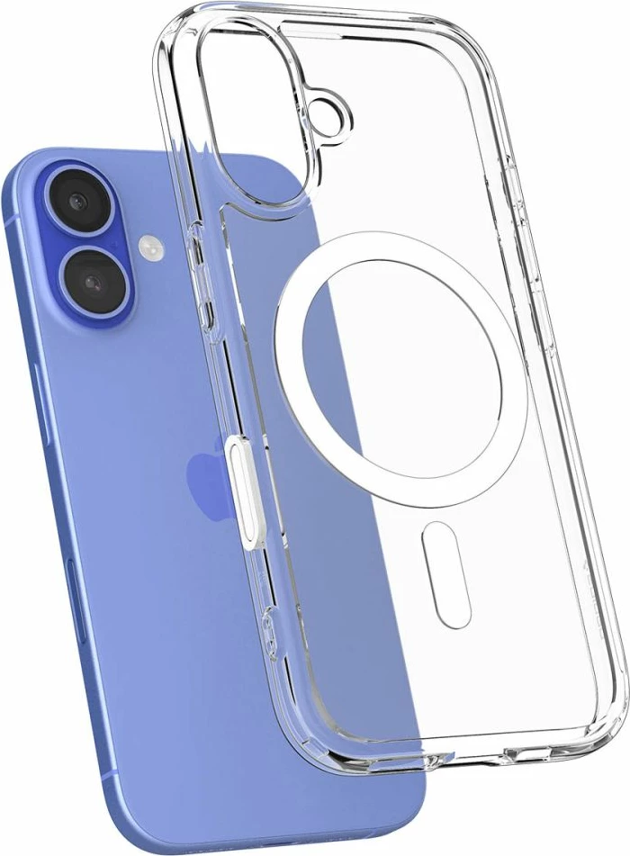 Mbështjellës Spigen Ultra Hybrid "T" MagSafe për iPhone 16, Bardhë