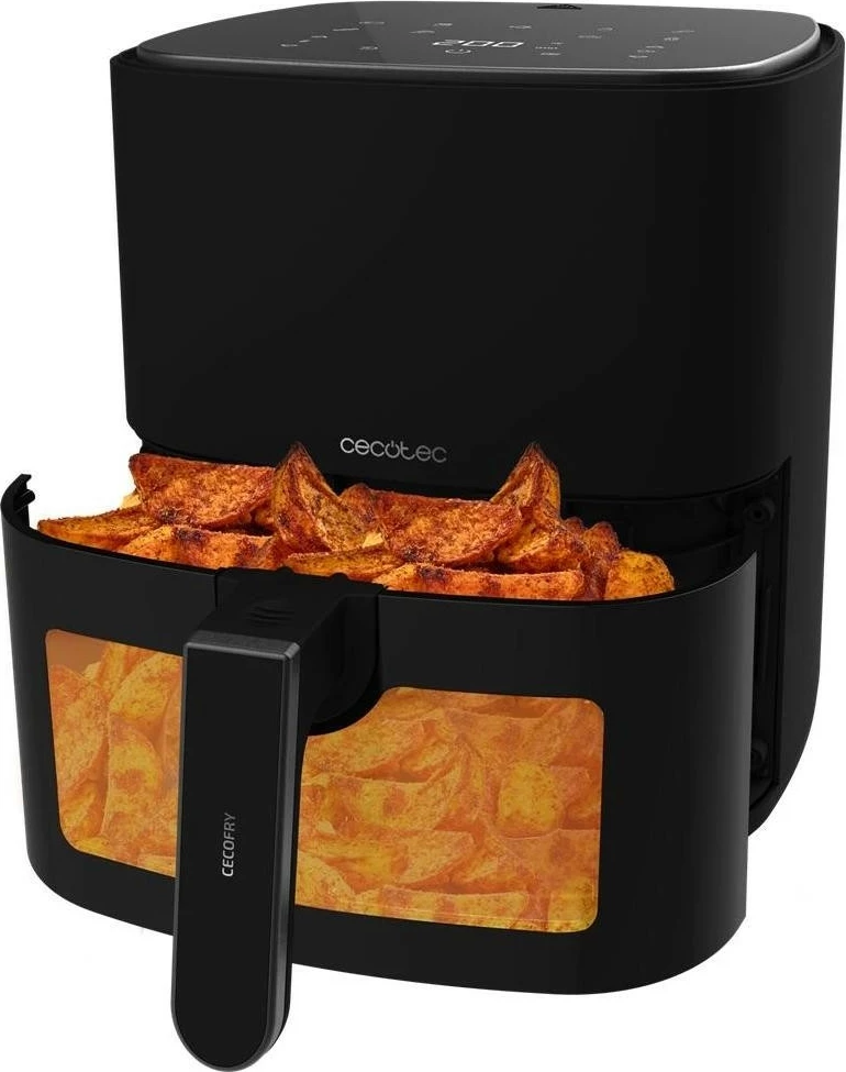 Fryer pa yndyrë Cecotec Cecofry Fantastik Window 5500, 5.5L, e zezë