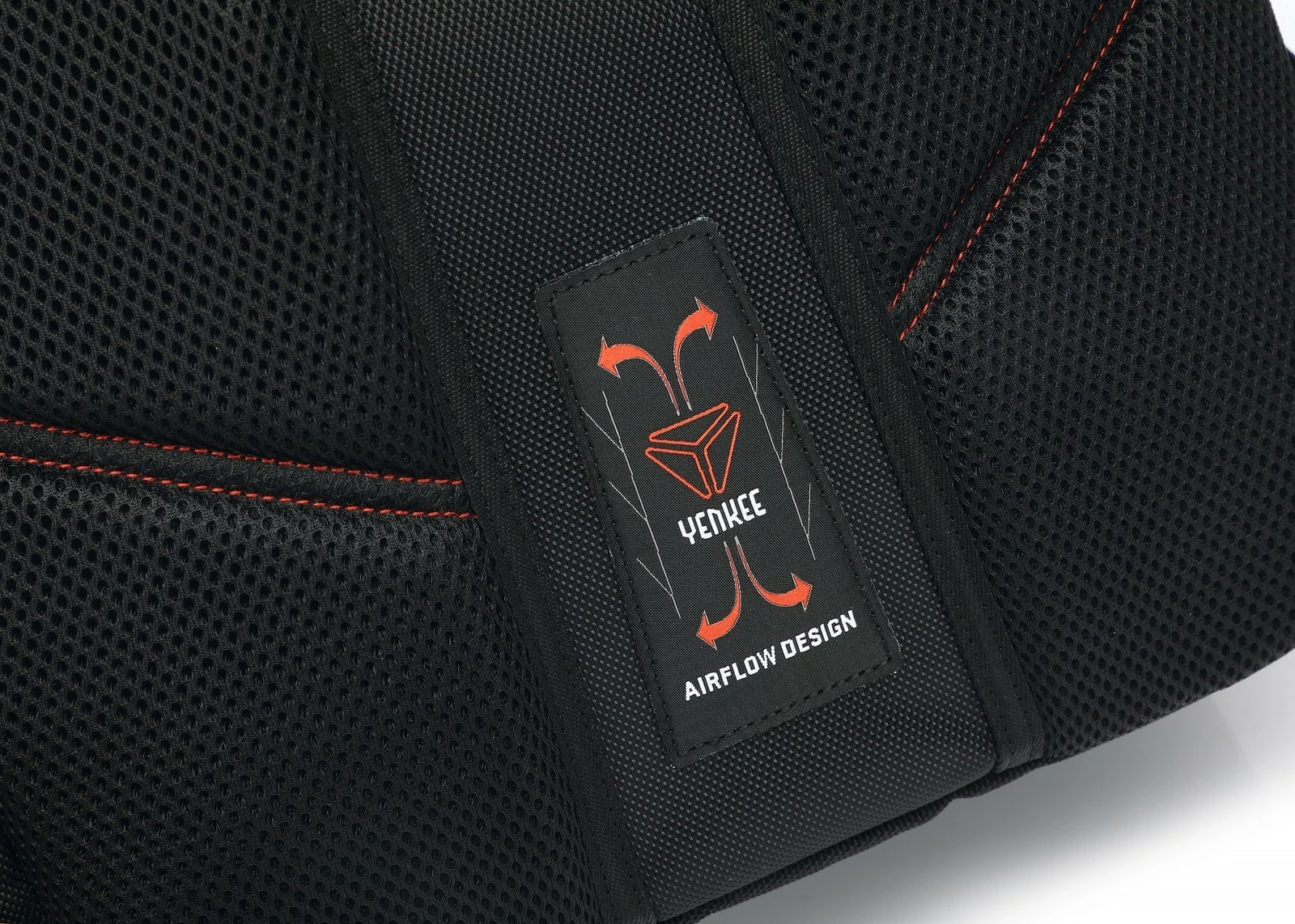 Çantë shpine për laptop YENKEE YBB 1503 SHIELD, 15.6", e zezë/kuqe