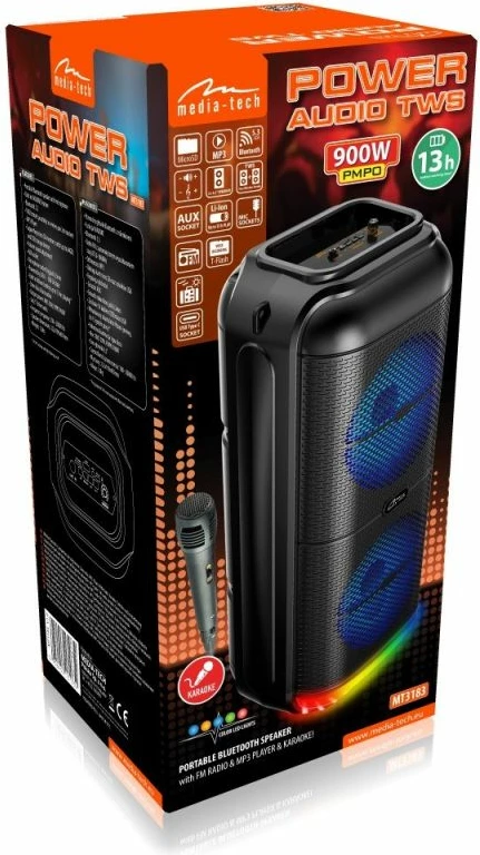 Altavoz portativ Bluetooth Media-Tech, i zi