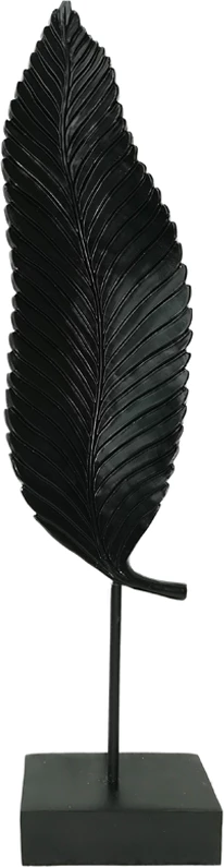 Dekor UMI Totem, polirezine, metal, e zezë, 13x9x57cm