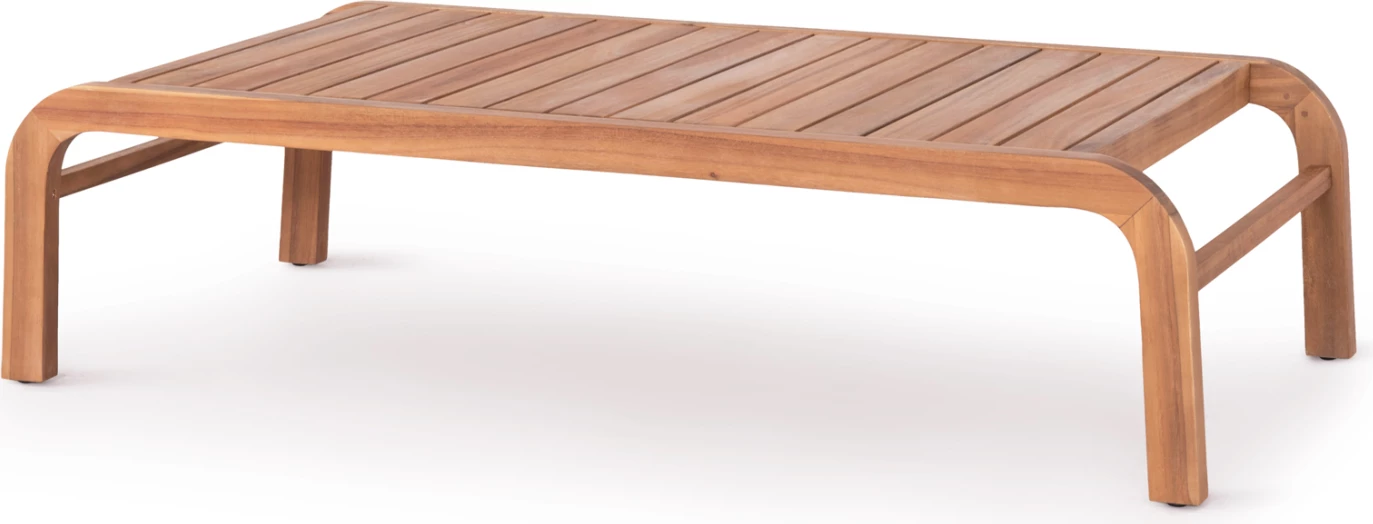 Tavolinë kafeje për jashtë, dru akacie, OASIS CD6227, 132x70x33cm