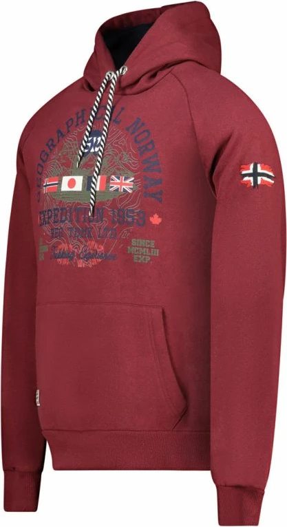 Duks për meshkuj Geographical Norway, i kuq burgundy