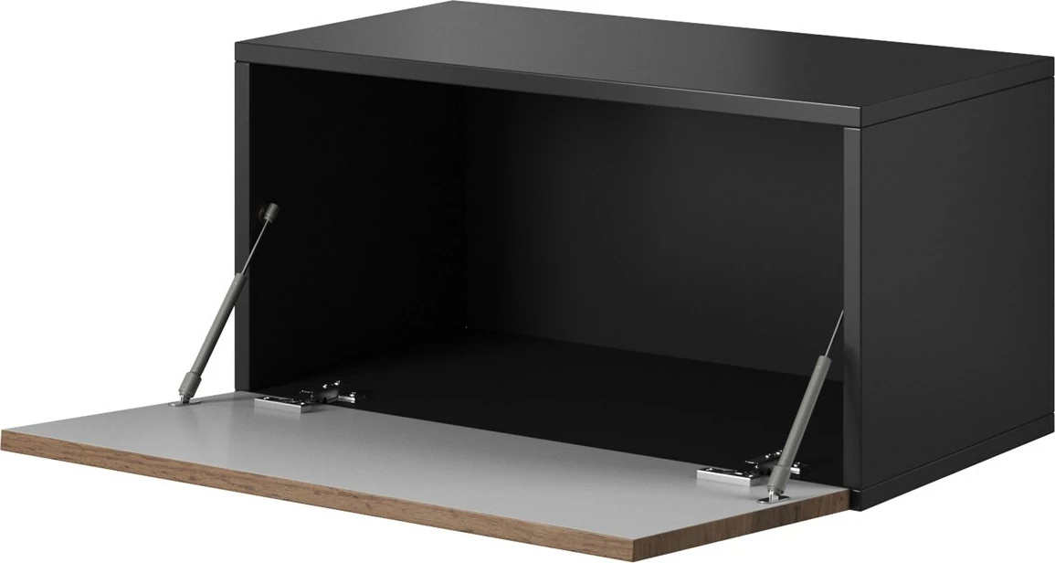 Kabinet Cama, 75x37x39, i bardhë/zi