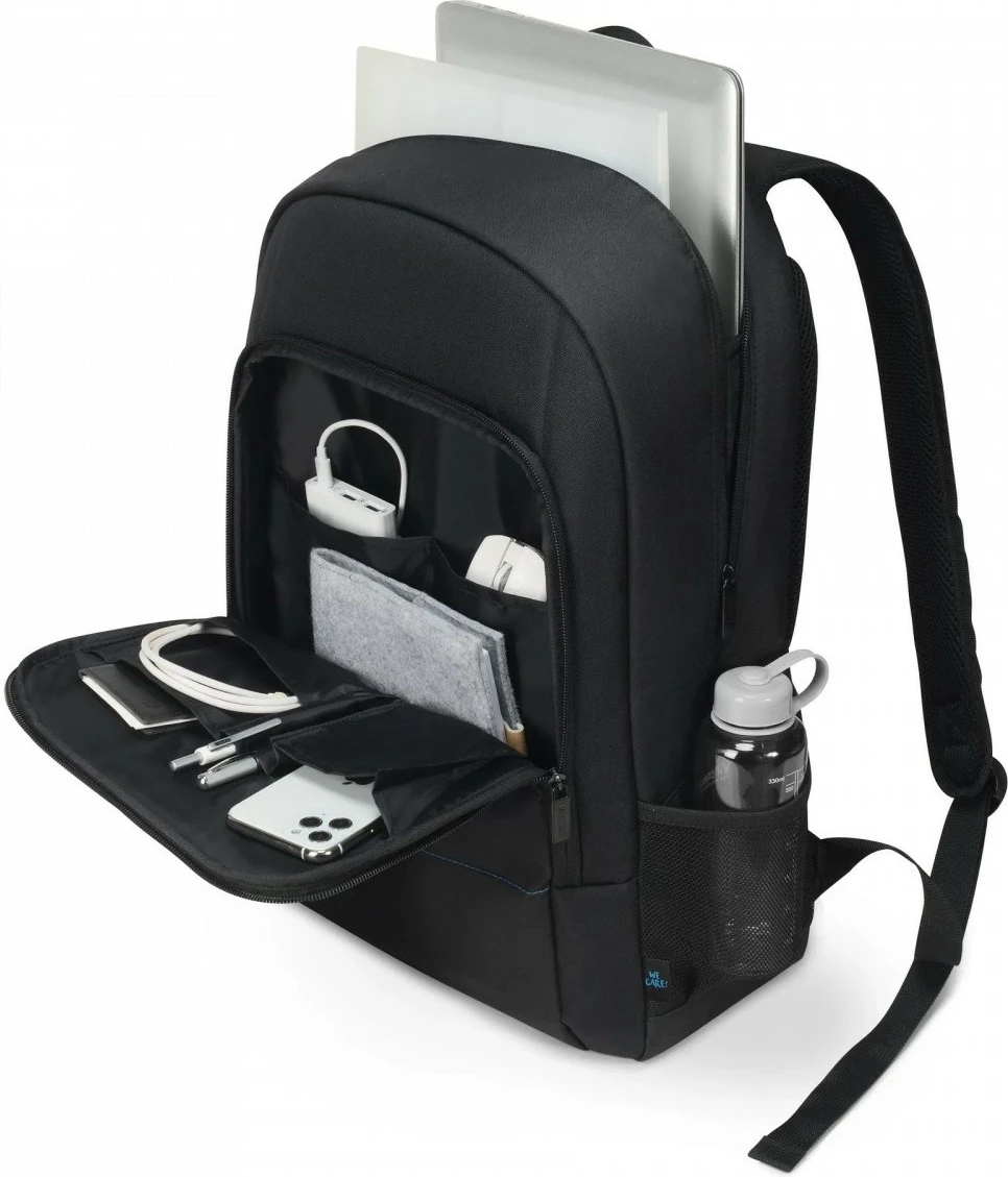 Çantë shpine për laptop DICOTA TWO 13-14\" 20L rPET, e zezë