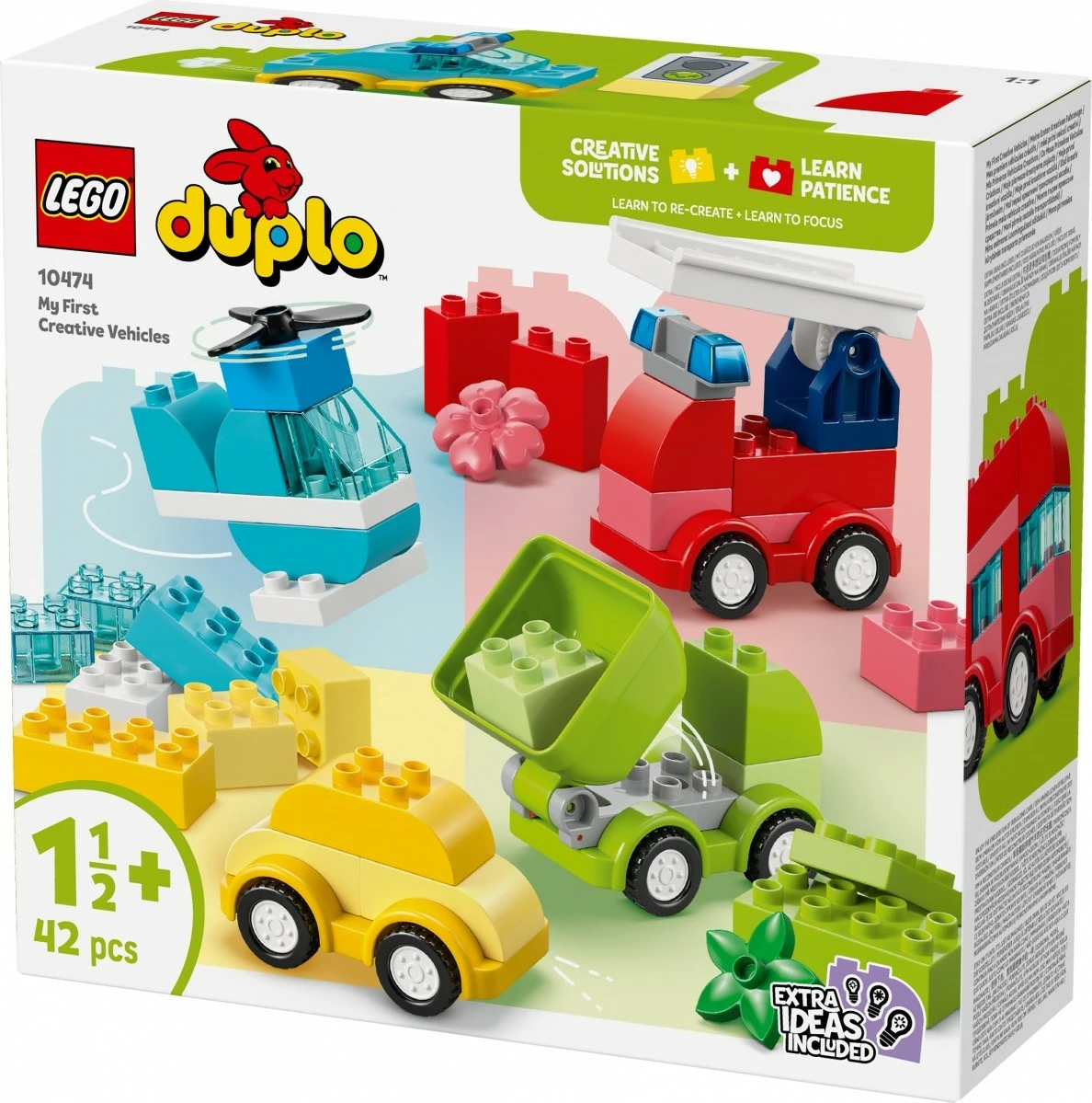 Set konstruktues LEGO DUPLO 10474 Creative Vehicles, 42 pjesë, 18m+