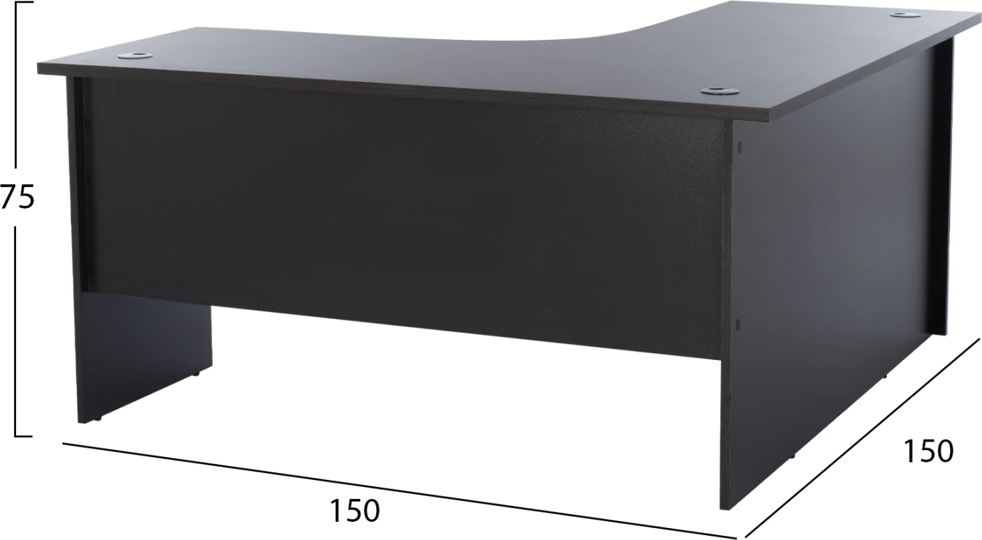 Kënd profesional për zyre 150x150Χ75 FH2019.02 Wenge