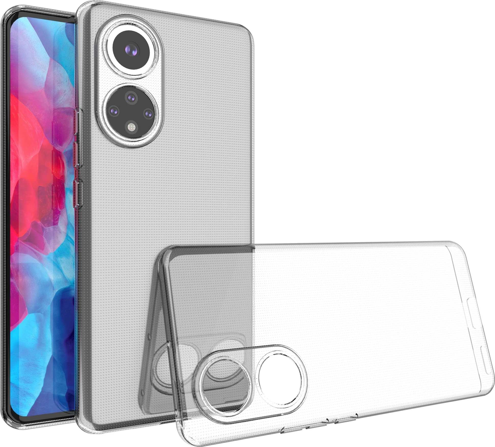 Mbështjellës Hurtel Ultra Clear 0.5mm për Honor 50 SE, Transparent