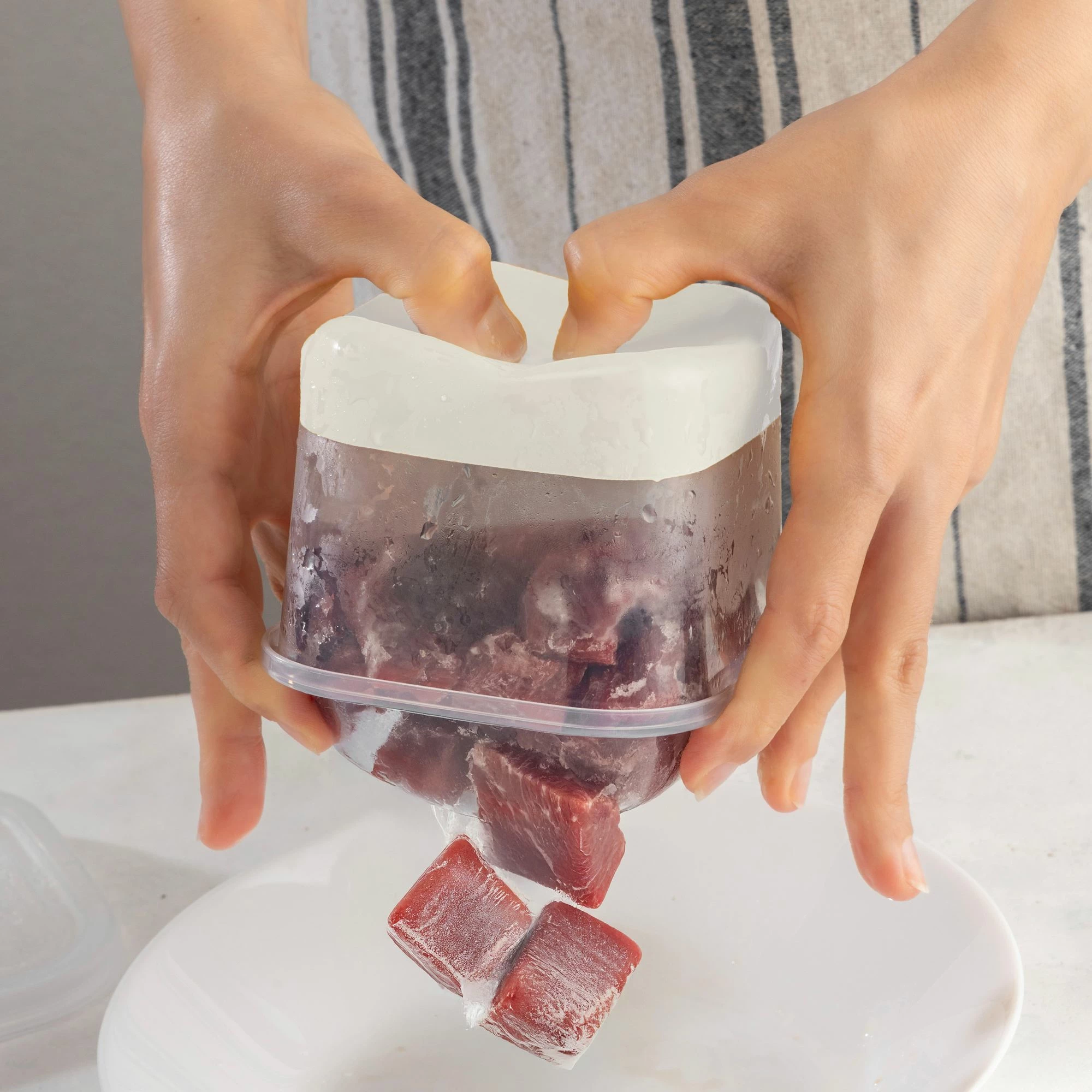 Set organizues për frigorifer (14 copë), Hermia, 8A4B2C, ngjyrë gri