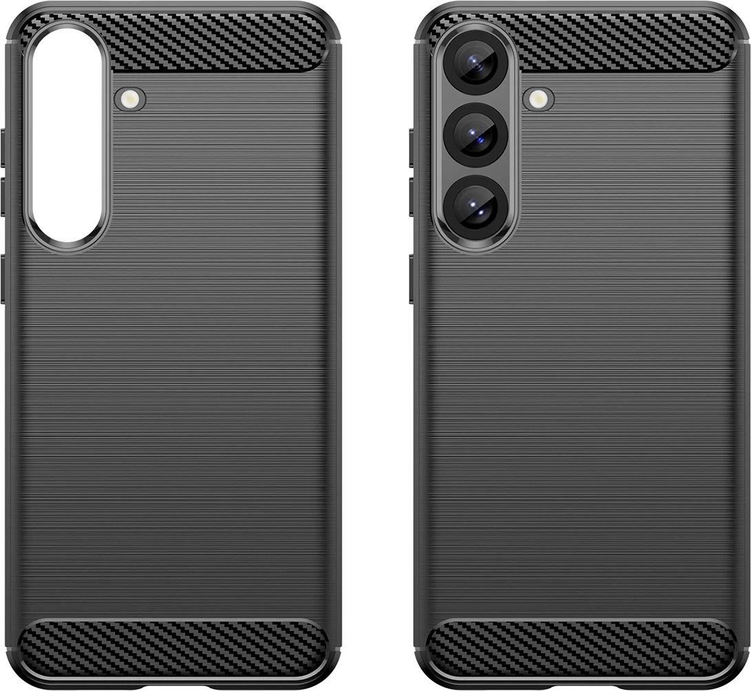 Mbështjellës Hurtel Carbon Case për Samsung Galaxy S26, TPU, i zi