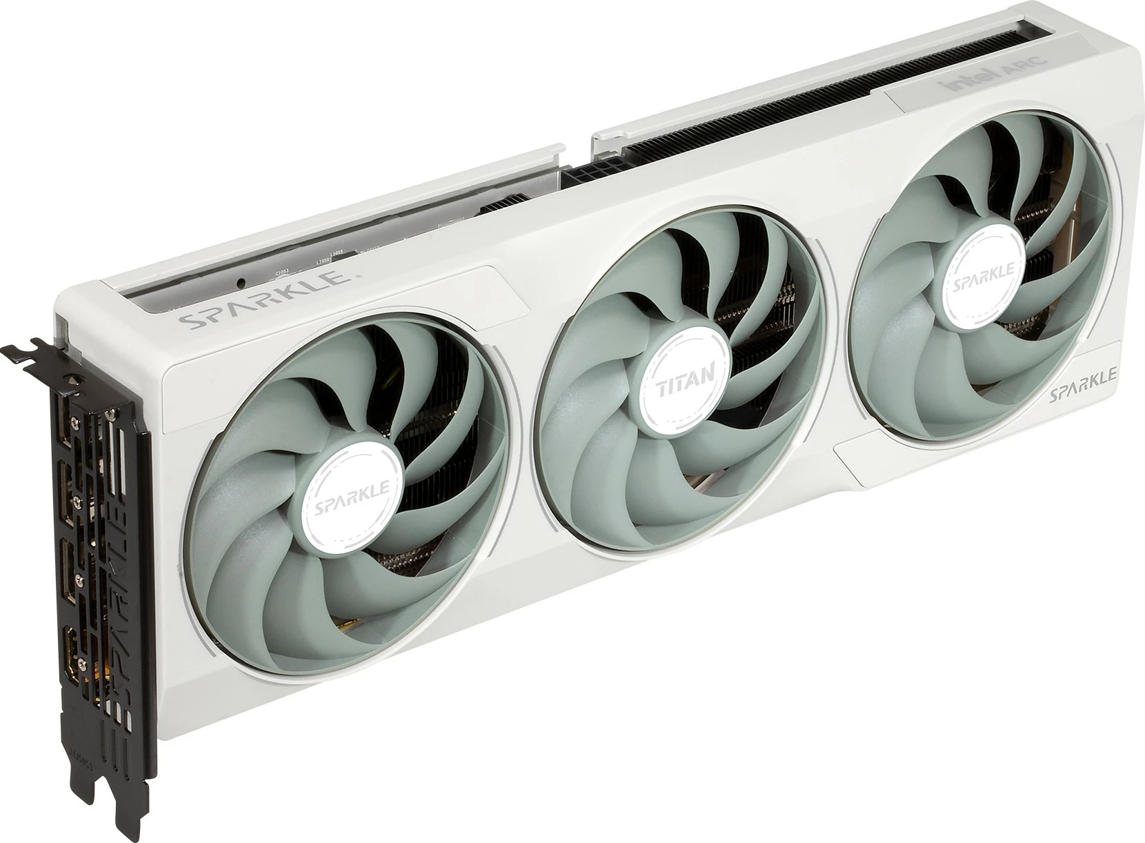 Kartelë grafike Sparkle B580 12GB Intel Arc Guardian Luna OC e bardhë