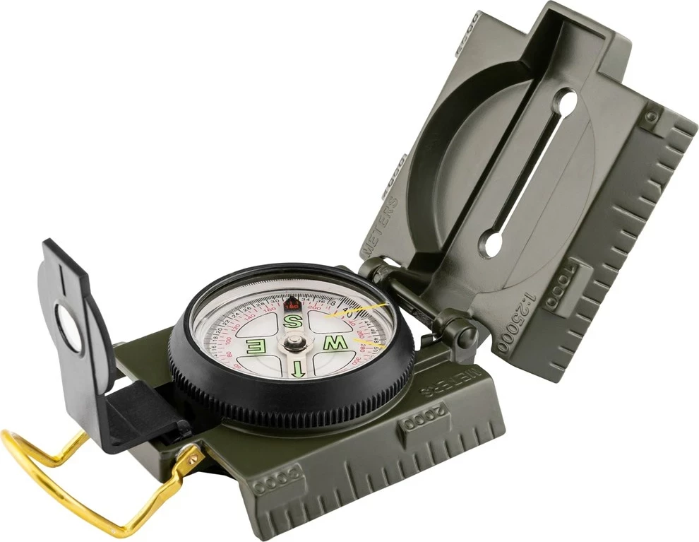 Busol Mil-Tec US me ndriçim, Metal, Olive