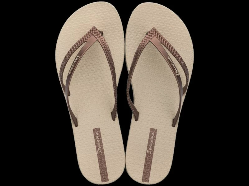 Flip-flopa për femra Ipanema, bezhë