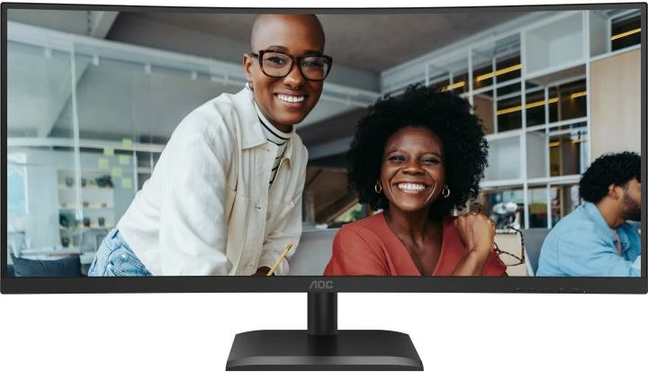 Monitor AOC CU34E4CV 34" WQHD ultra-wide 120 Hz HDR10 USB-C me PD 90W Smart KVM, e zezë