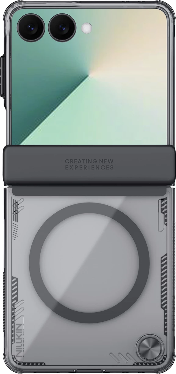 Mbështjellës, Nillkin, Iceblade Magnetic, për Samsung Galaxy Z Flip 7, me MagSafe, zi