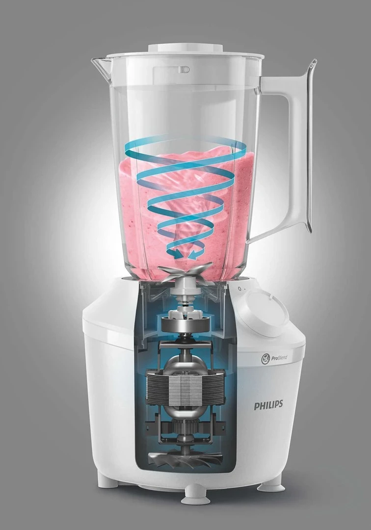 Blender Philips 3000 series HR2041/00, 1.9 L, 450 W, i bardhë