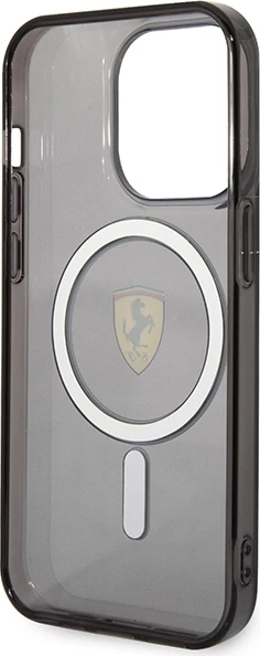 Mbështjellës Ferrari FEHMP14LUKK për iPhone 14 Pro 6.1", MagSafe, i zi