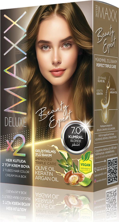 Ngjyrë për flokë SET B-EXPERT 7.0 Blonde, 2 x 50 ml