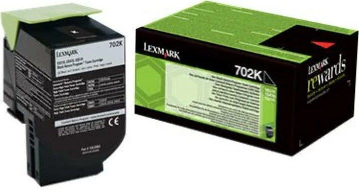Toner Lexmark 702K 70C20K0 kapacitet standard 1000 faqe i zi
