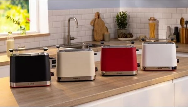Toaster Bosch TAT4M221, 2 feta, 950 W, Bardhë