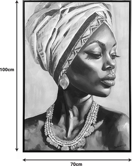 Pikturë në kanavacë Zaira Inart me kornizë, 70x3.5x100cm