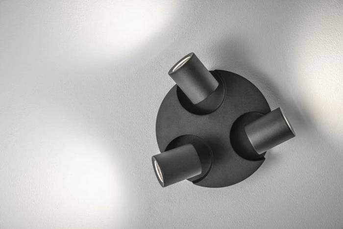 Reflektor tavanor GTV BLINK 3xGU10 220V IP20 alumin, i zi