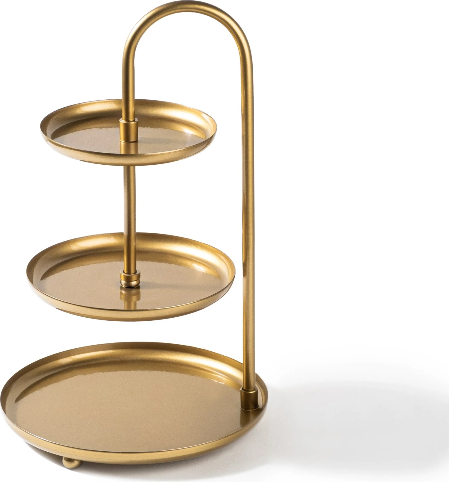 Aksesor dekorativ metalik, dizajn Aberto, ngjyrë ari, Kalkı-B