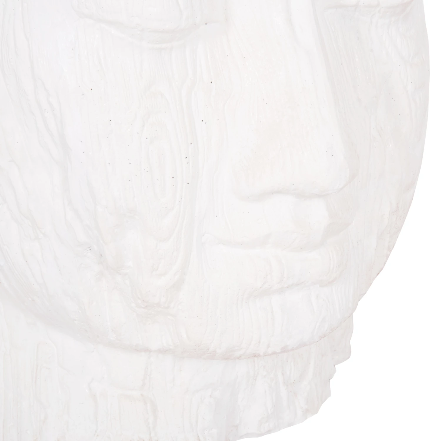 Dekor për dysheme, kokë Buda, suva e bardhë, FH4385.02, 90x90x100cm