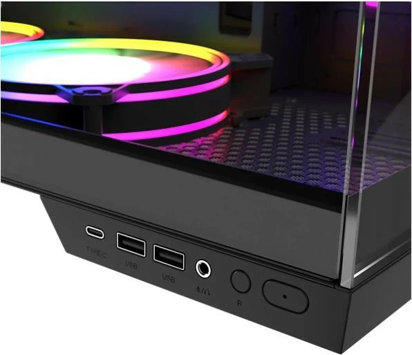 Kasë MODECOM Volcano Panorama APEX ARGB 3F Midi, Gri