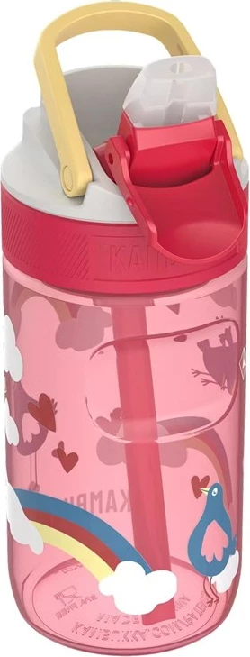 Shishe uji Kambukka Lagoon 400 ml, Love Birds, Rozë