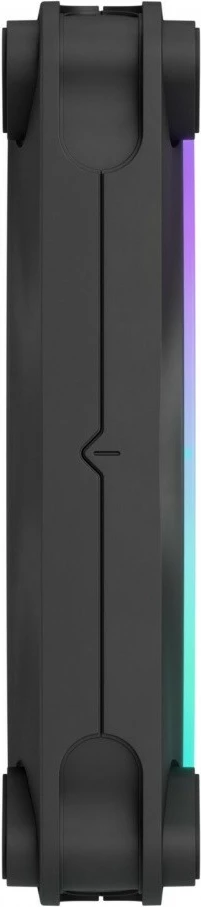 Set ventilatorë kasë Fractal Design Momentum 12 RGB, 120mm, 3 copë, zi