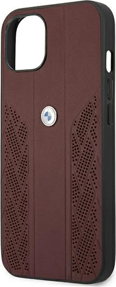 Mbështjellës BMW BMHCP13MRSPPR për iPhone 13, 6.1", lëkurë, i kuq