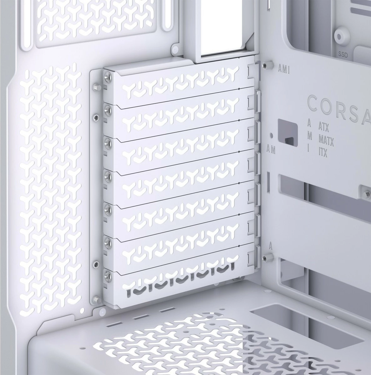 Kasë Corsair 3500X ARGB TG, Midi Tower, e bardhë