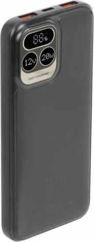 Powerbank RIVACASE VA2511 10000mAh 20W QC 3.0 me ekran LCD, e zezë