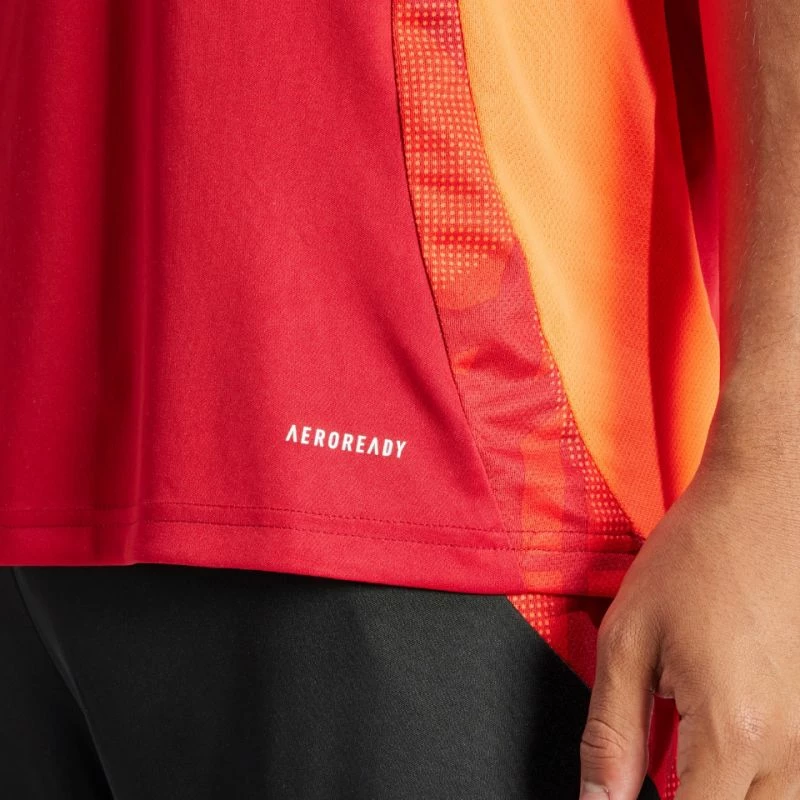 Fanellë pa mëngë për meshkuj adidas, e kuqe