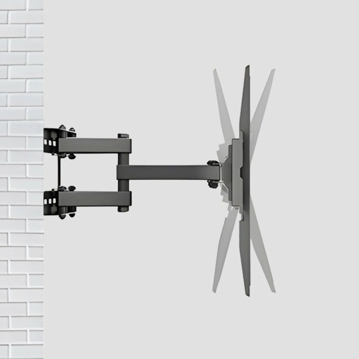 Mbajtës muri për TV Maclean MC-788, 32-75 inç, 50kg, VESA 400x400, i zi