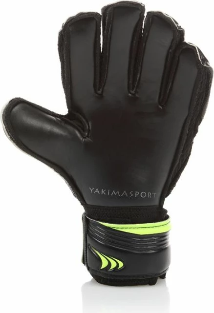Doreza portieri Yakimasport GripMaster për meshkuj dhe femra, të zeza dhe jeshile