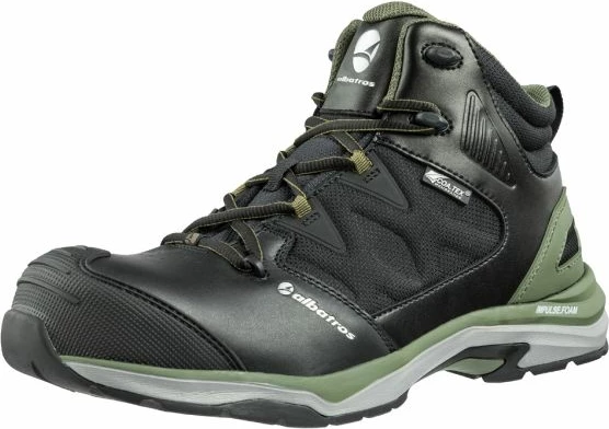 Këpucë për meshkuj Bata Industrials, Ultratrail Olive Xtx Mid M, të zeza