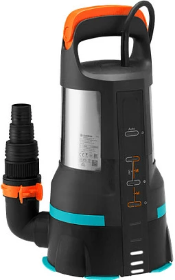 Pompë zhytëse GARDENA 19500 Aquasensor, 860W, 19500 l/h, IPX8, e zezë/gjelbër/inoks