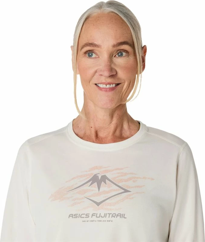 Maicë me mëngë të gjata Asics për meshkuj, e bardhë