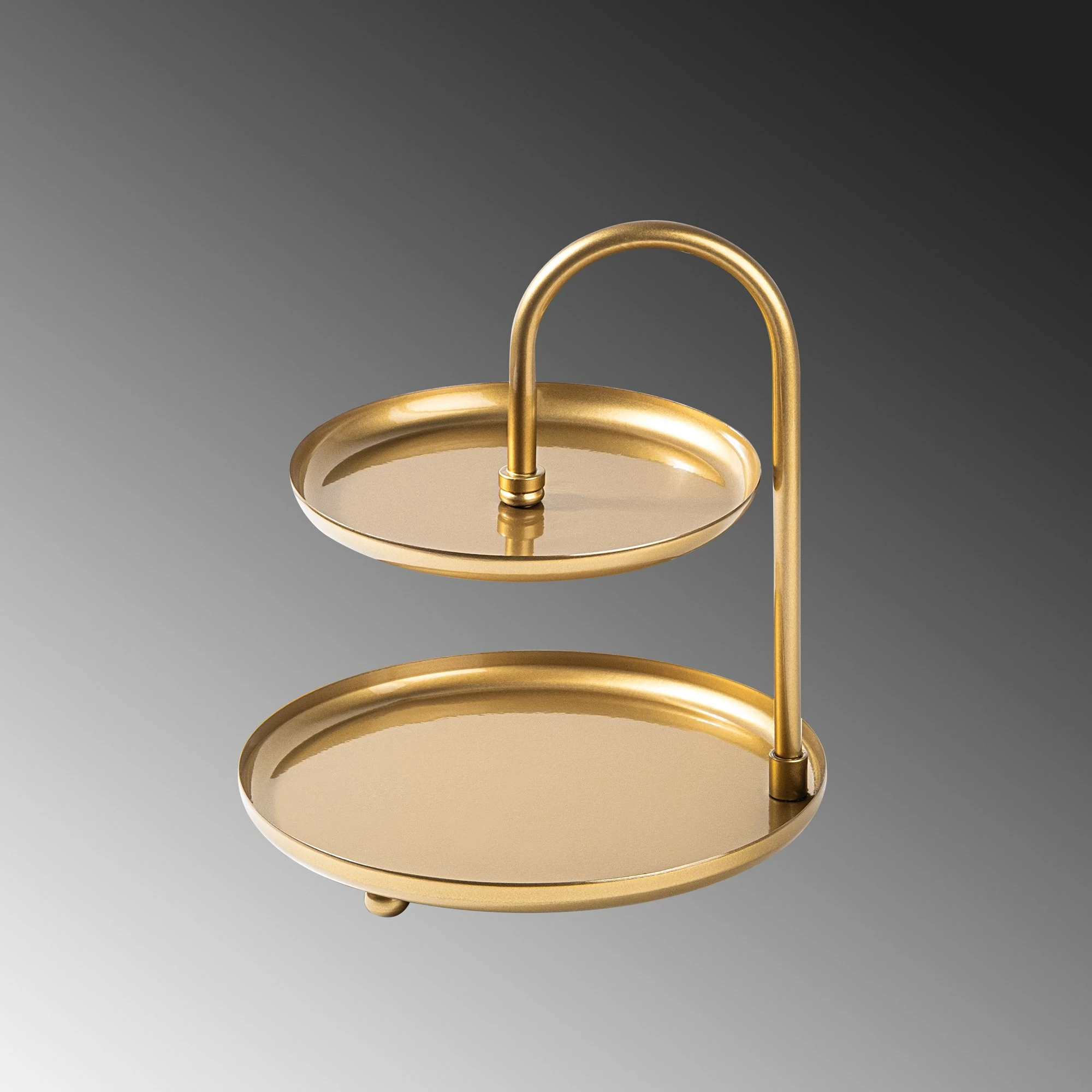 Aksesor dekorativ metalik, dizajn Aberto, Kormen-B, ngjyrë ari