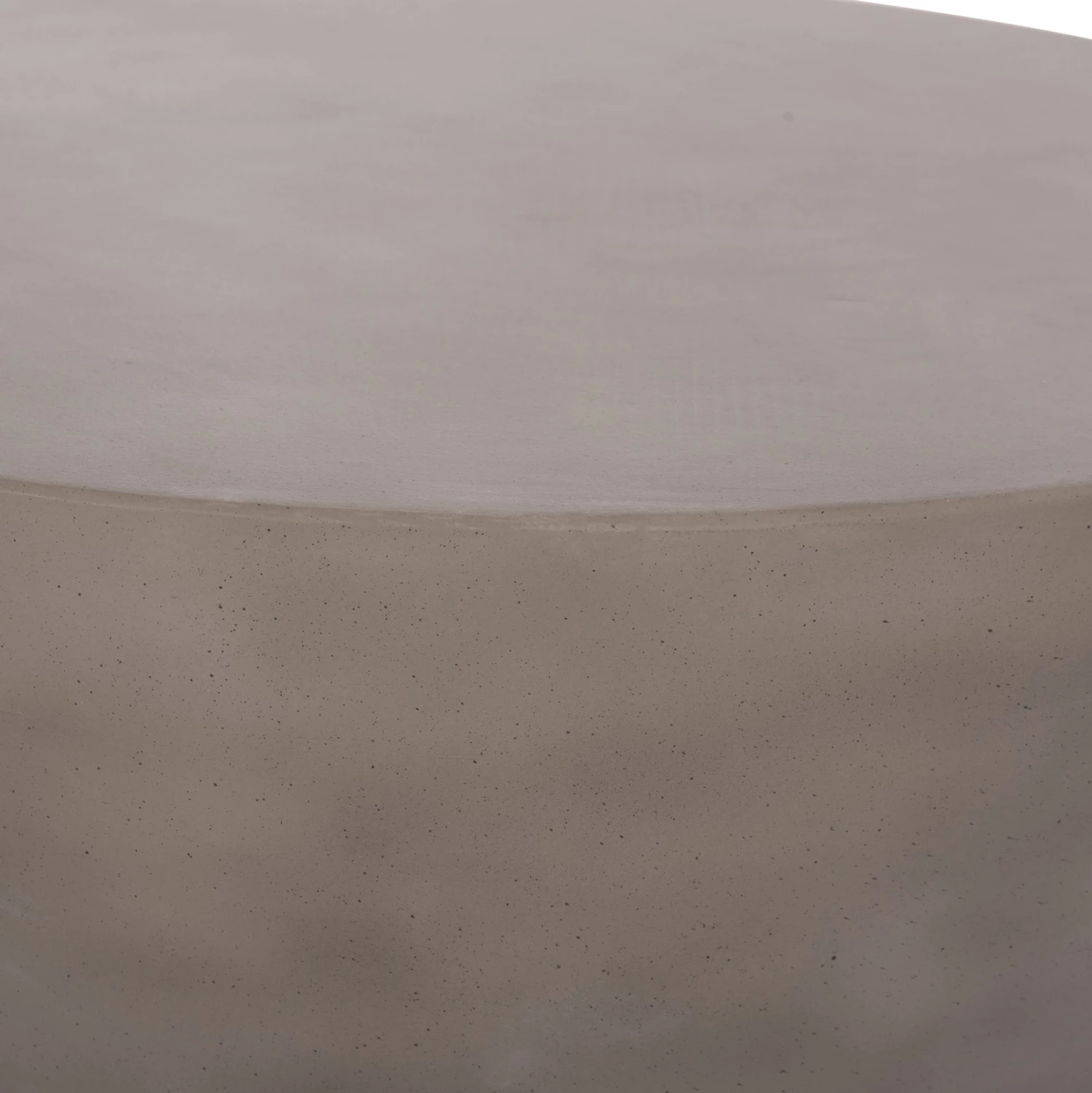 Tavolinë kafeje rrethore ALLAN, fibër-cement, gri, FH18162.03, Φ92x49Hcm